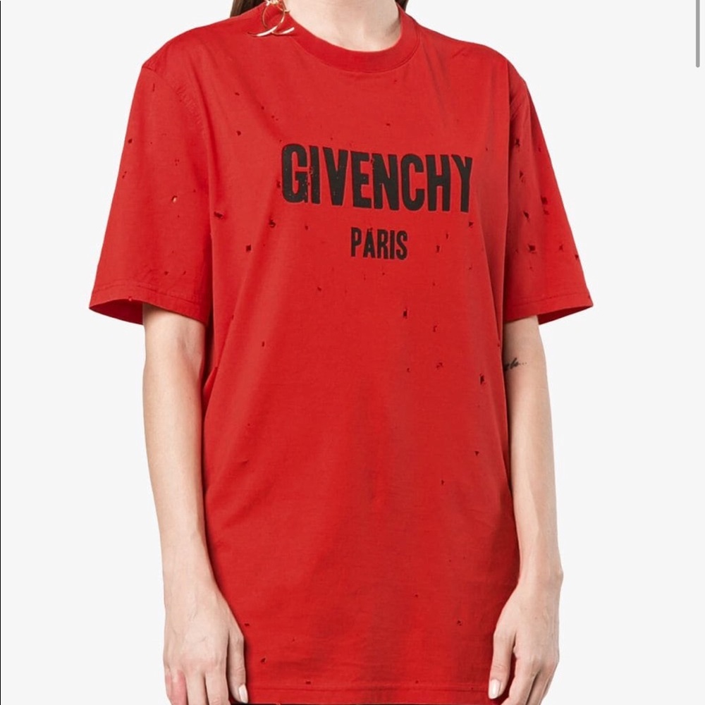 Givenchy distressed T-shirt